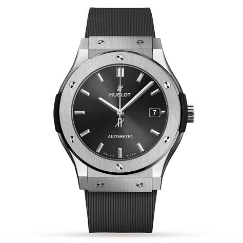 hublot classic fusion 45mm men blac|Hublot classic fusion chronograph 45mm.